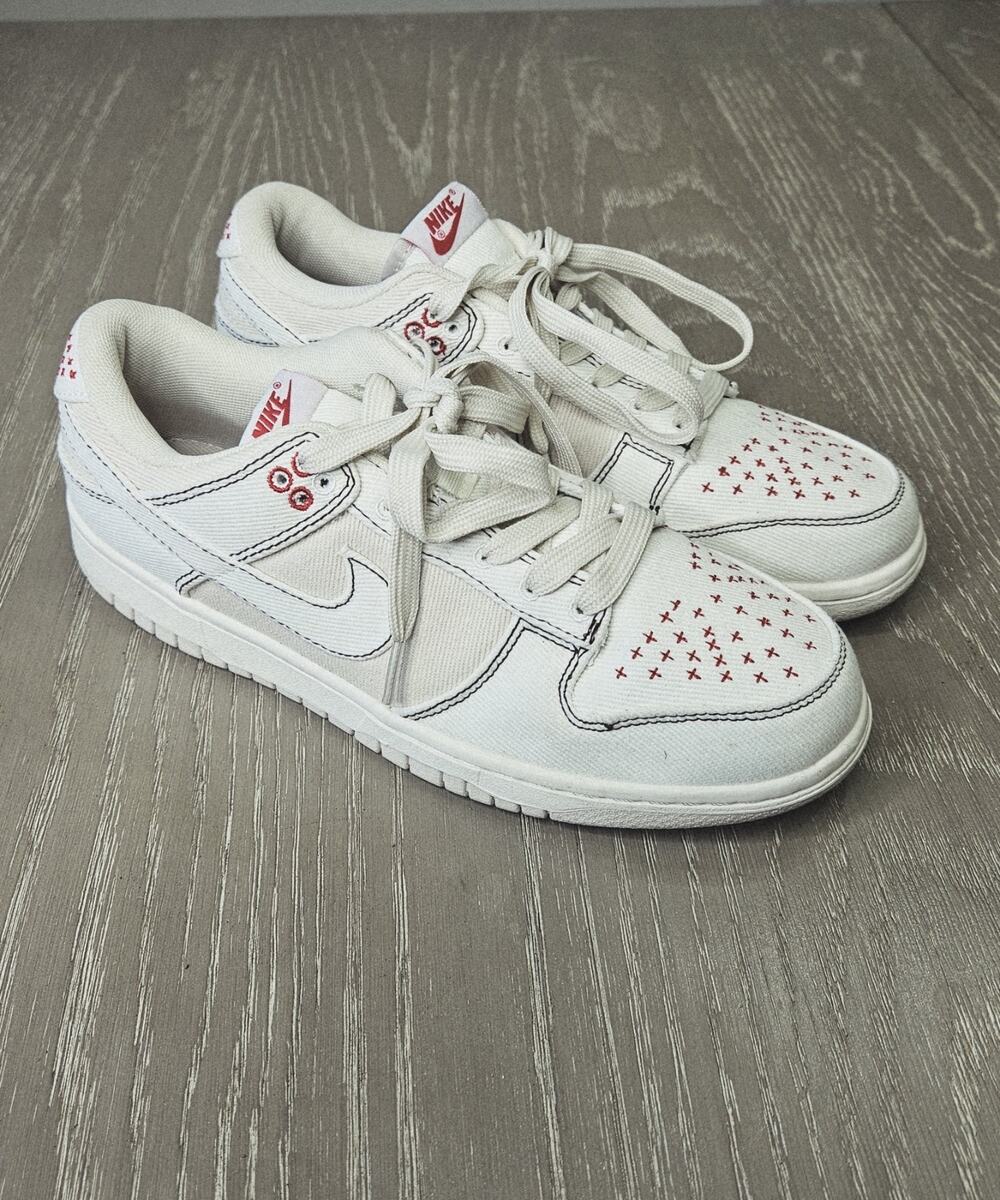 Nike Dunk Low Light Orewood Brown Sashiko Size 8 DV0834-100